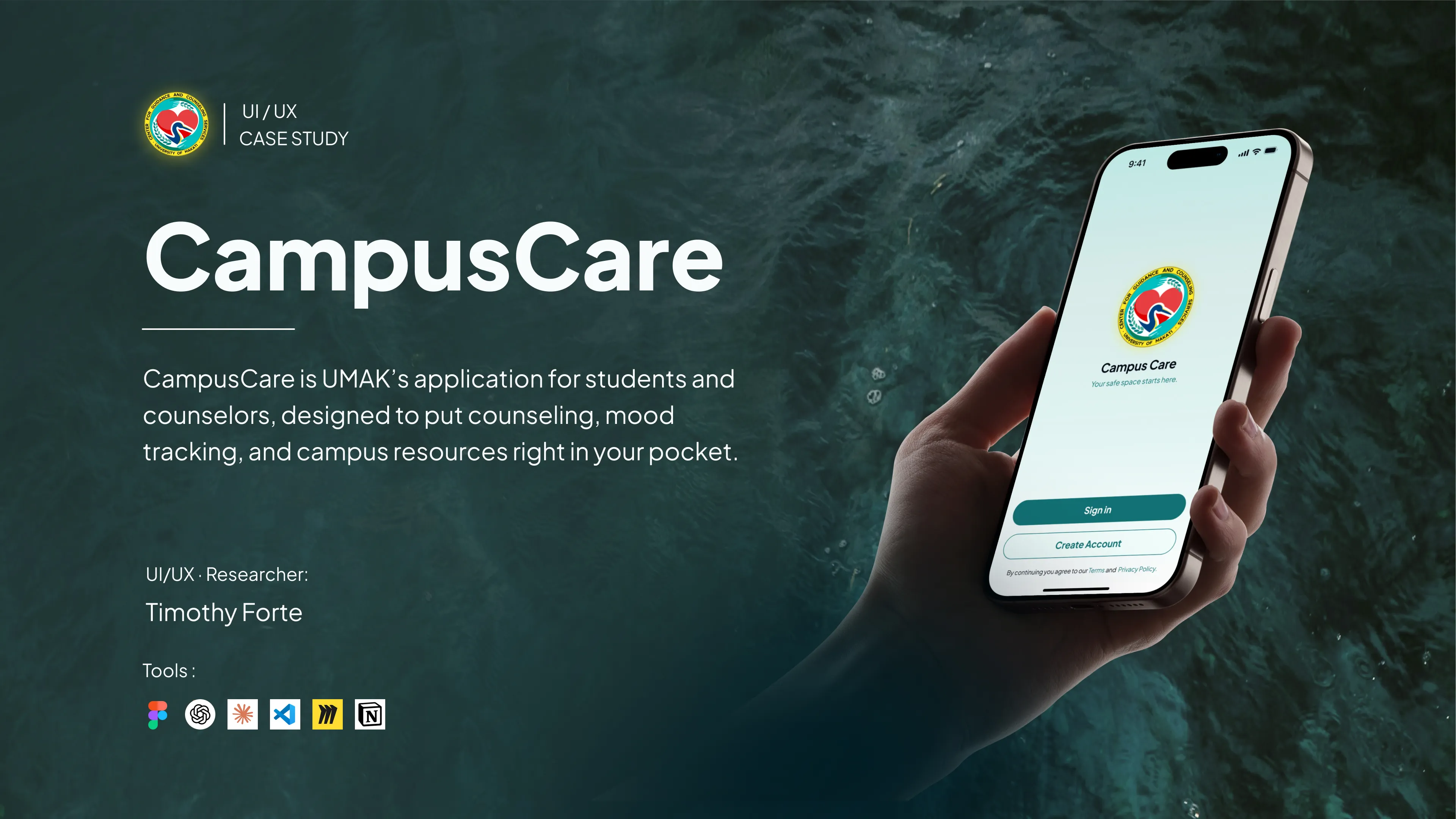 CampusCare - counseling app for UMak